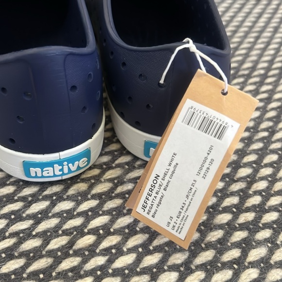 Native Boy’s Blue Slip-On Shoes - Picture 2 of 5